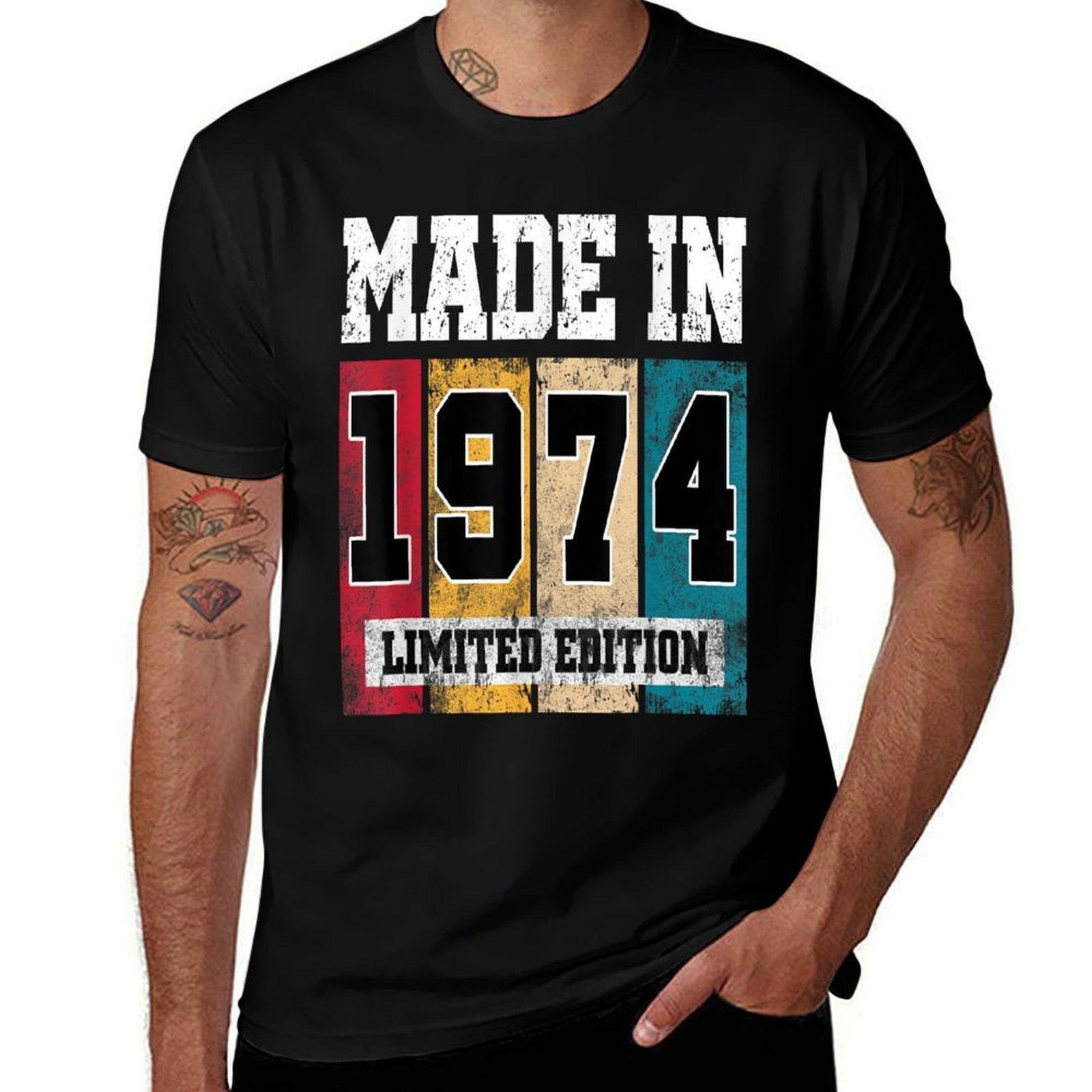 50 Year Old Gifts Made in 1974 Limited Edition 50th Birthday  Affordable Price T-Shirt