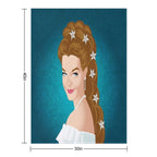 Empress Sissi Plush Throw Blanket