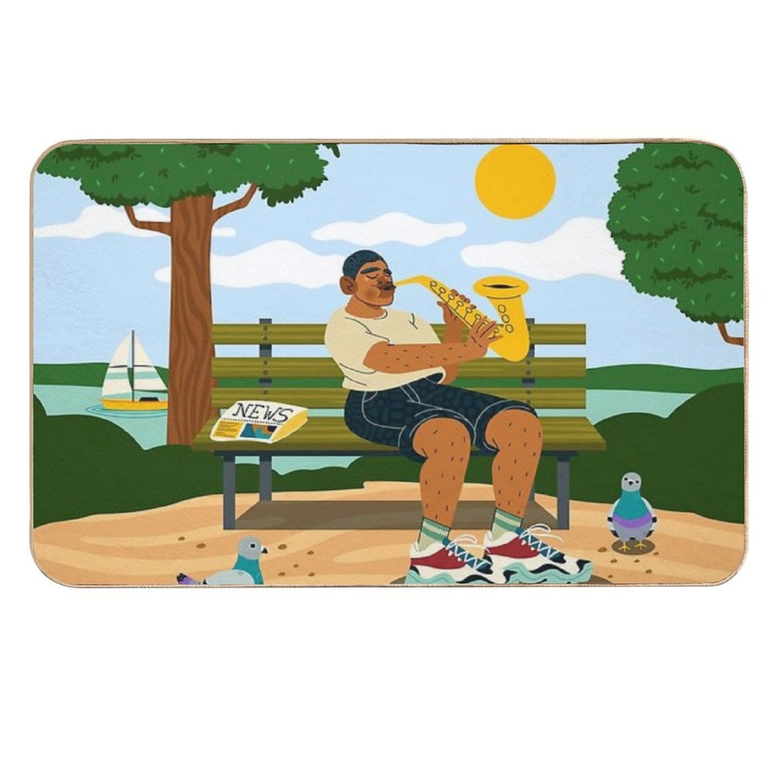 The Park Sonata  Eco-Friendly Bath Mat