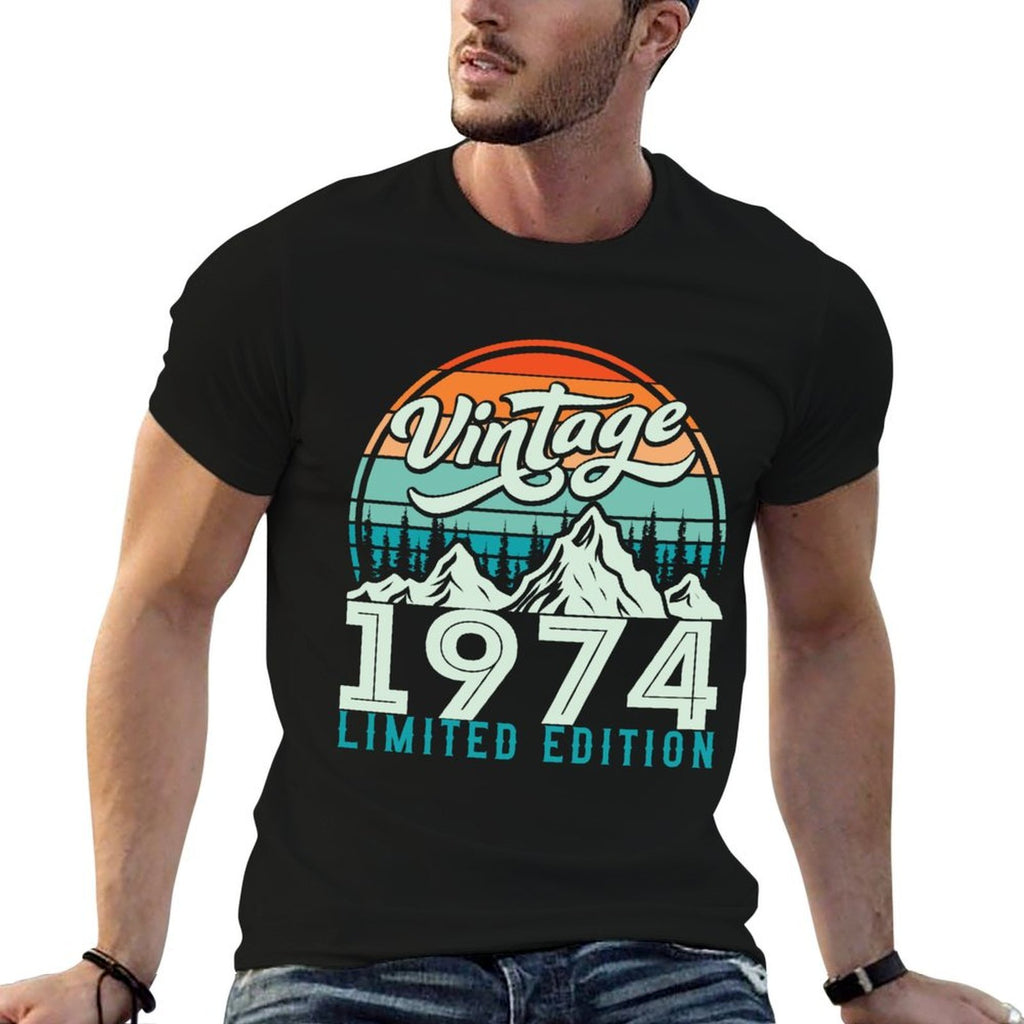 50 Year Old Vintage 1974 Limited Edition 50th Birthday  Easy-care T-Shirt