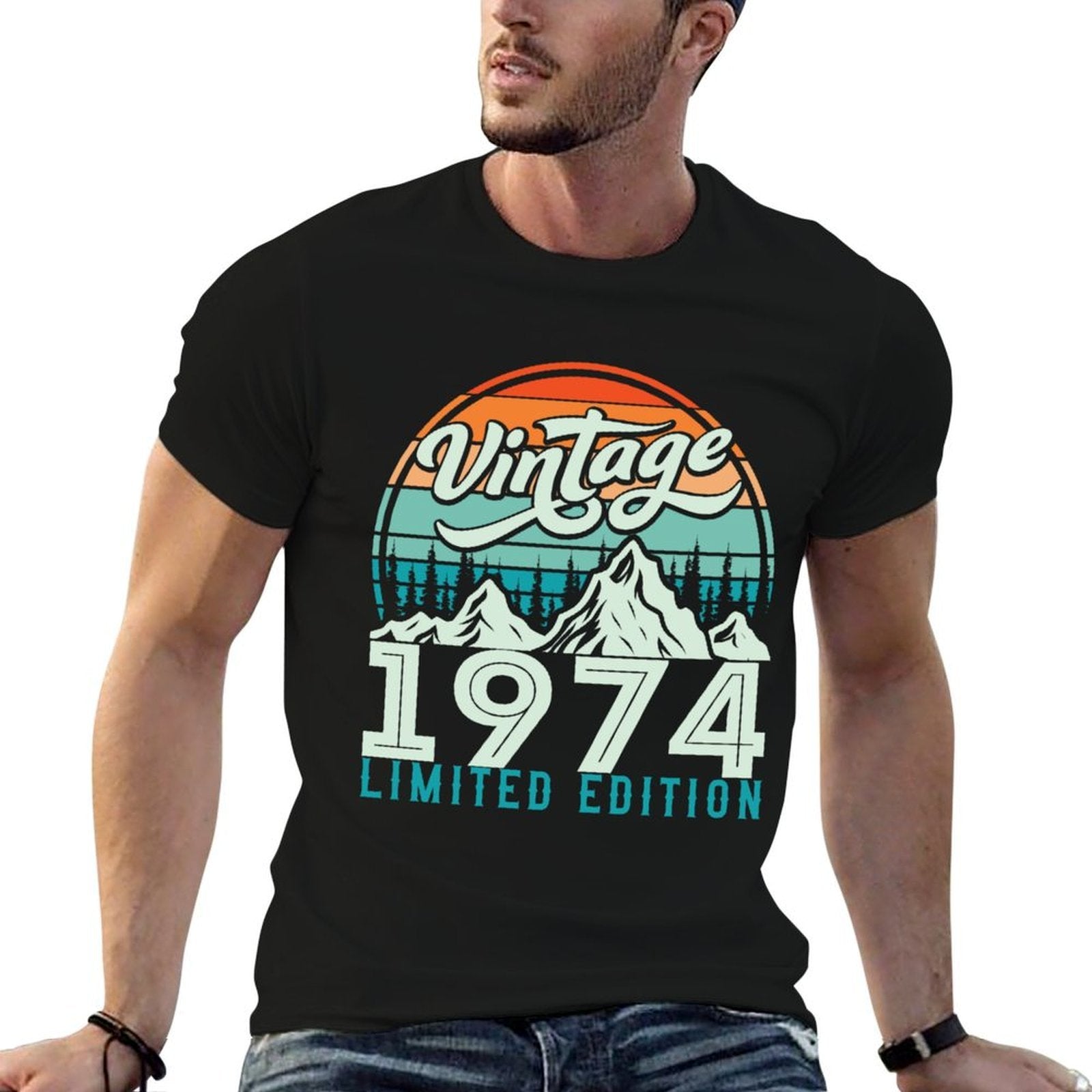 50 Year Old Vintage 1974 Limited Edition 50th Birthday  Easy-care T-Shirt