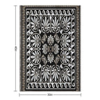 Luxury Greek Ornament Black And White Marble Comfort Throw Blanket