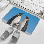 Emperor Penguins And Chick - Snow Hill Island  Pet-Safe Bath Mat