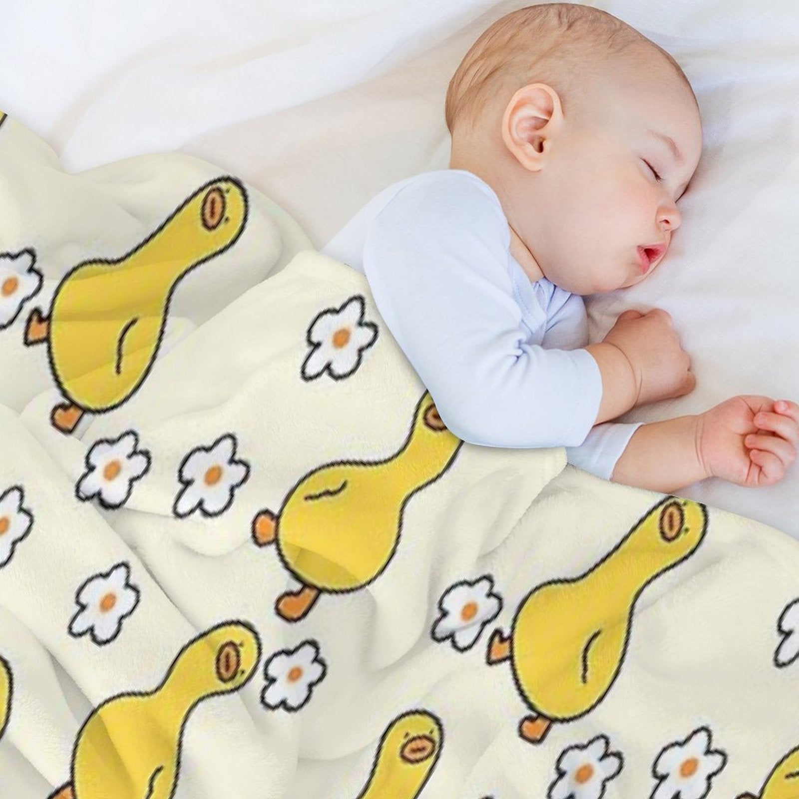 Cute Duck Pattern Perfect For Duck Owners Anti-pilling Throw Blanket
