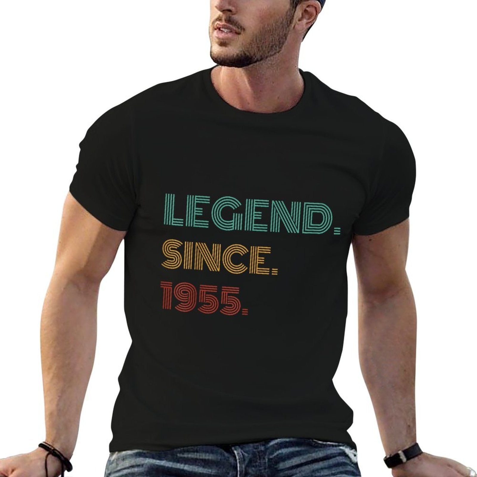 70 Years Old Legend Since 1955 70th Birthday  Stretchy T-Shirt