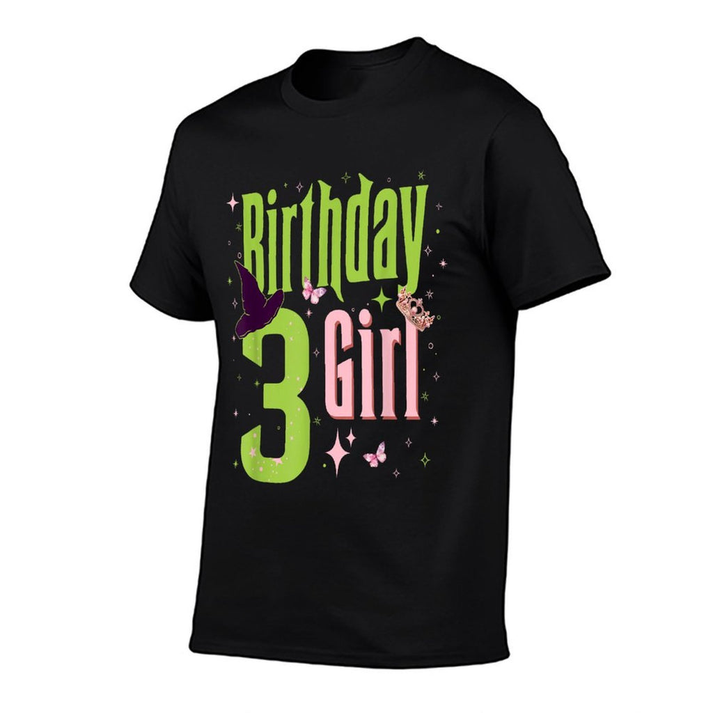 3rd Birthday Witch Pink And Green 3 Year Old Birthday Girl  Affordable Price T-Shirt