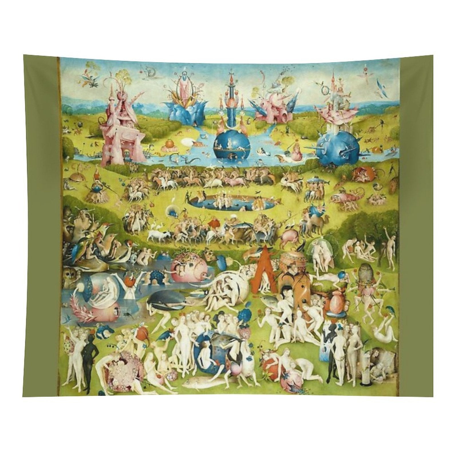 HD Garden of Earthly Delights, by Hieronymus Bosch HIGH DEFINITION Tapestry