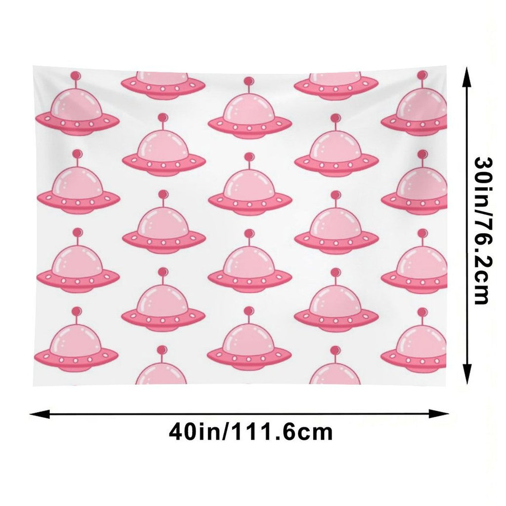 Just A Pink Plane Tapestry