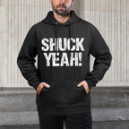 Shuck Yeah Oyster Raw Oyster Shucking Seafood Lover Kangaroo Pocket Hoodie