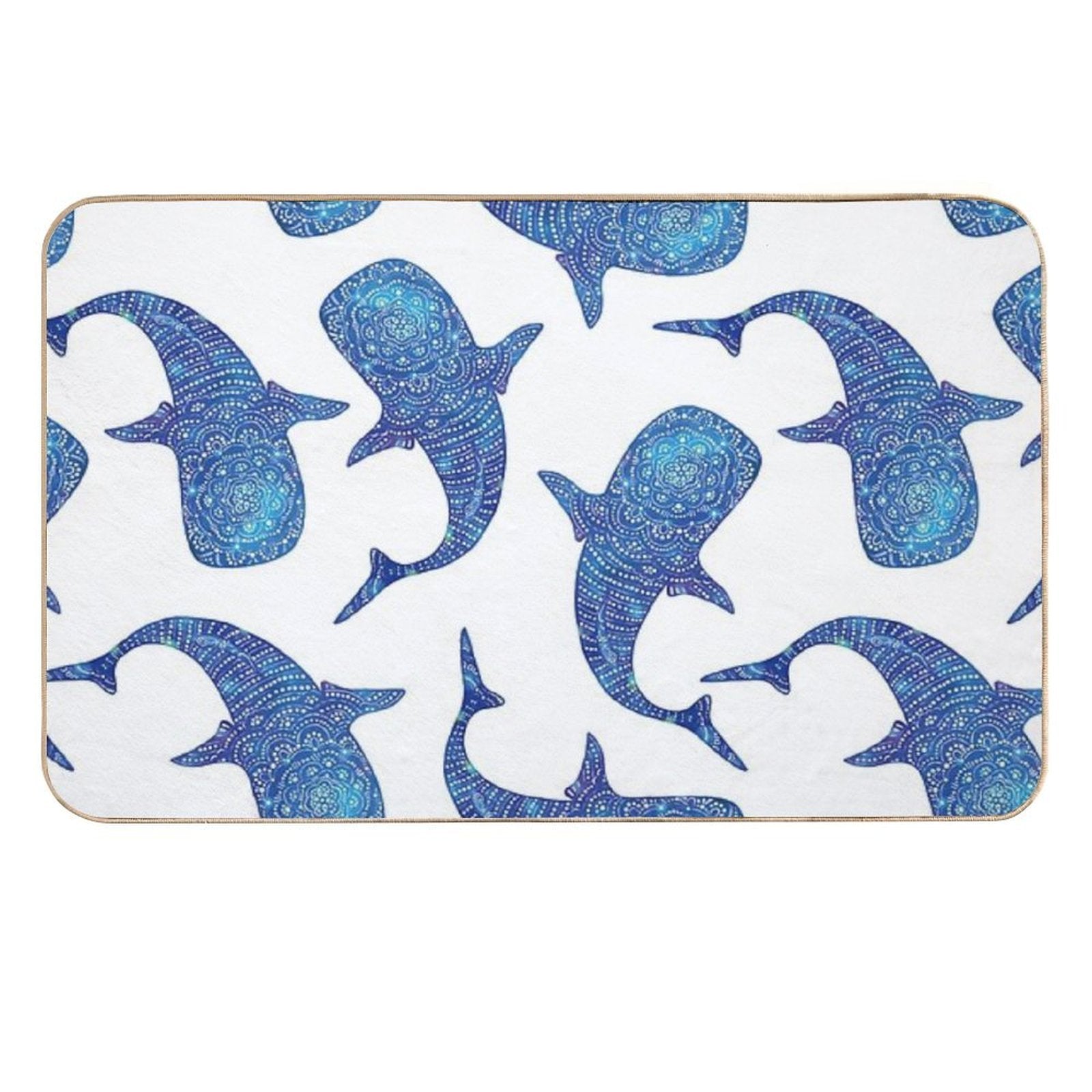 Marokintana - Whale Shark I  Stain-Proof Bath Mat
