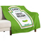 Sweet Relish Halloween 2023 Costume Ketchup Mustard Mayonnaise Matching Couple Group Team Family Multi-functional Throw Blanket