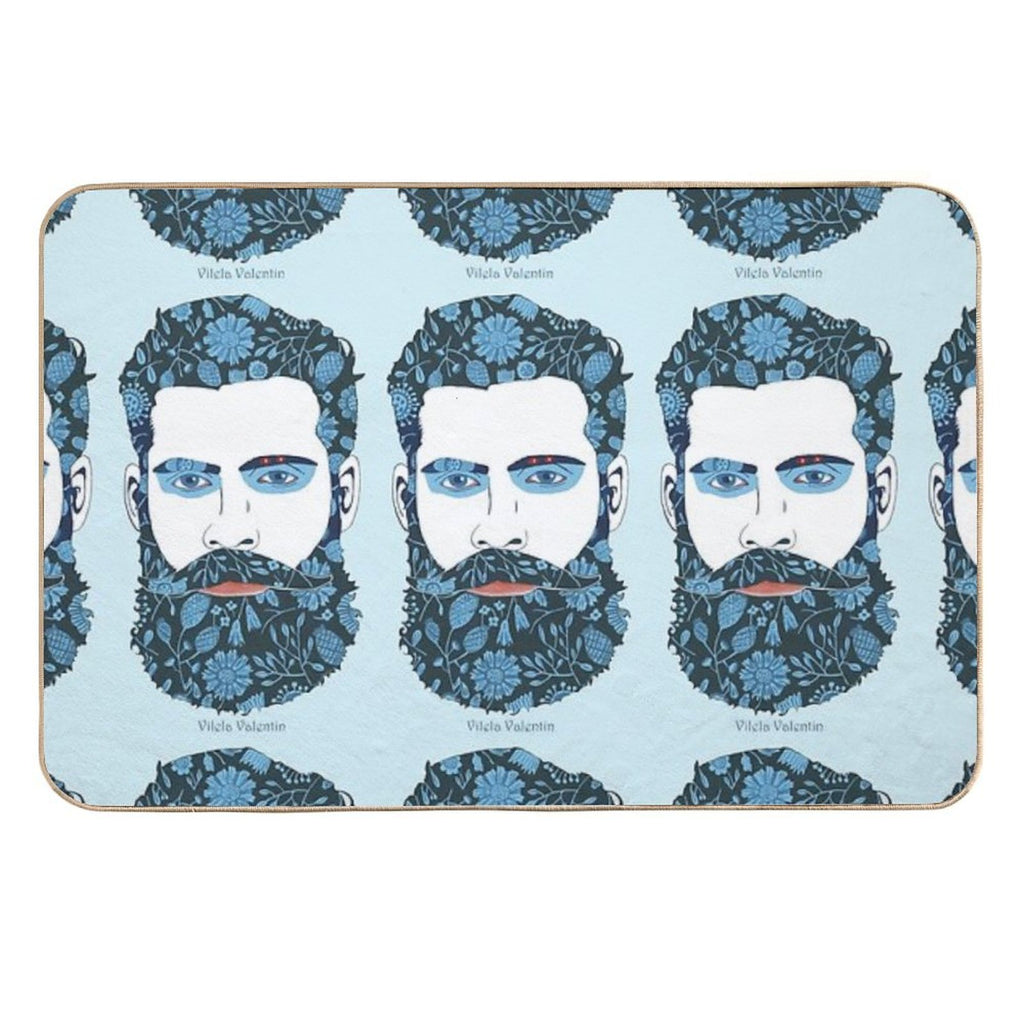 Beard Power  Repositionable Bath Mat