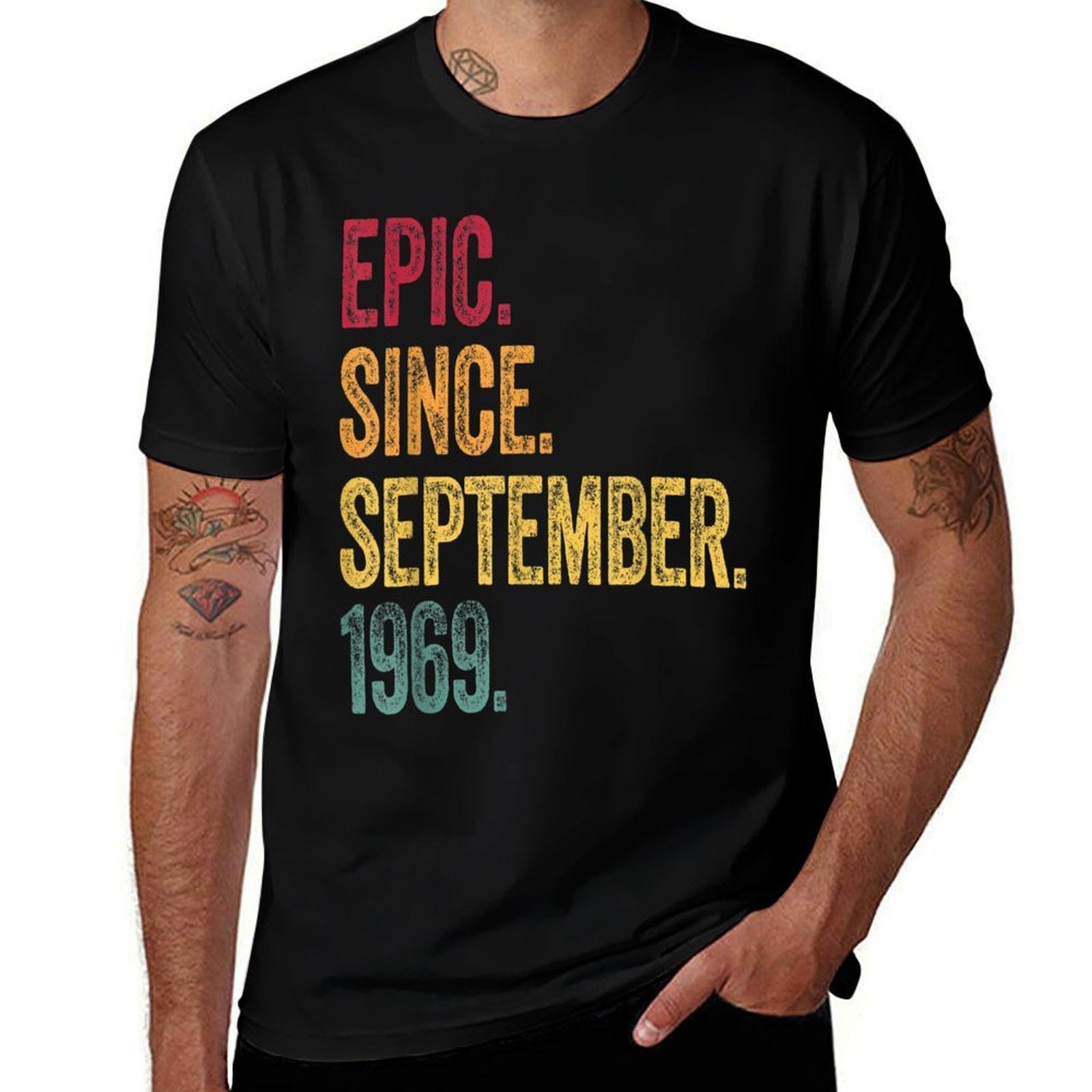 Epic Since September 1969 50th Birthday Gift 50 Years Old  Stretchy T-Shirt
