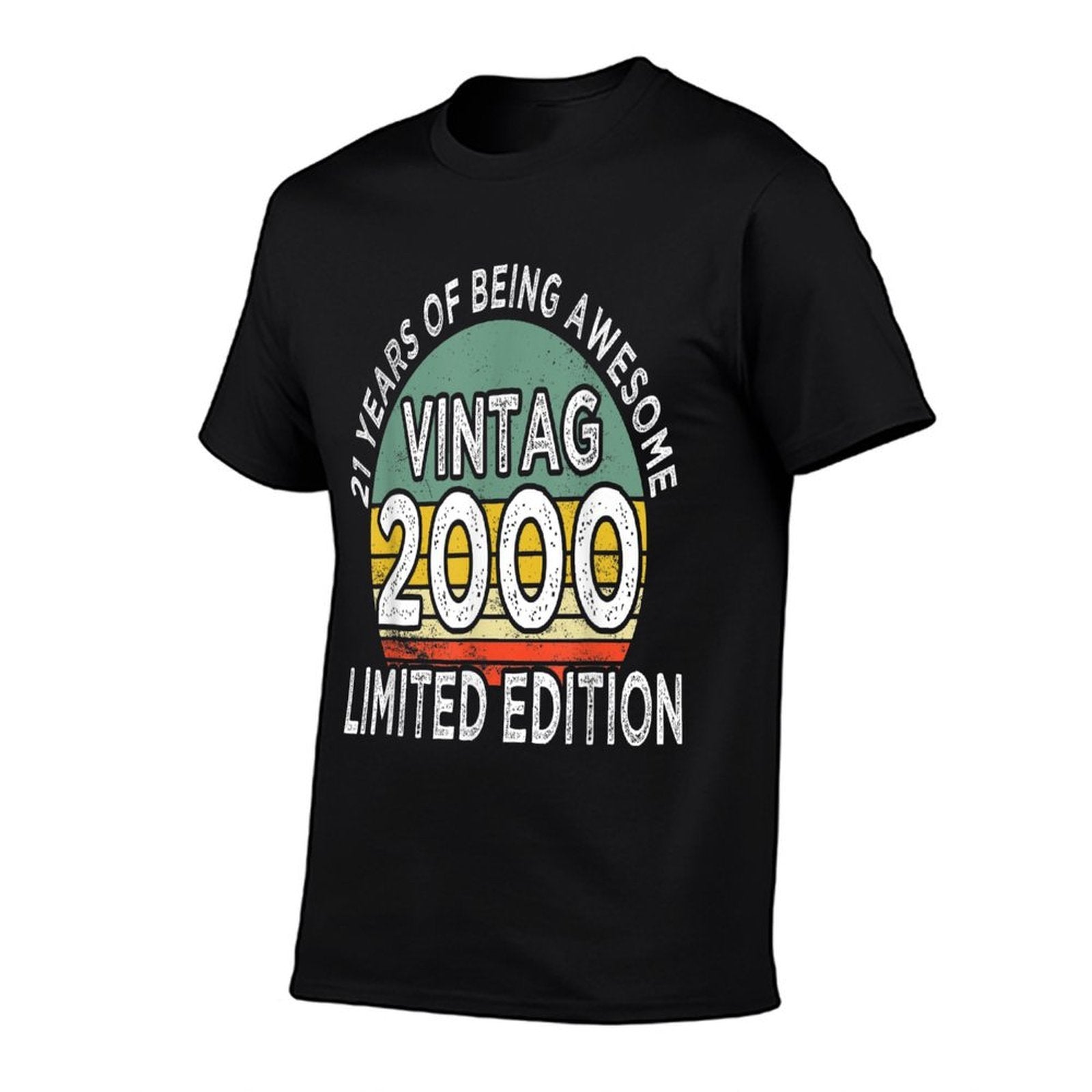 21 Year Old Vintage 2000 Limited Edition 21st Birthday  Easy-care T-Shirt