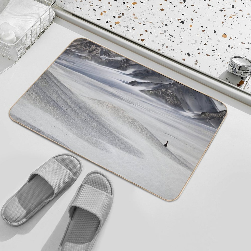 Black Lonely Mountain (黑独山), Qinghai, China  Odorless Bath Mat