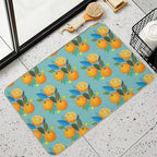 Lady Orange  Slip-Resistant Bath Mat
