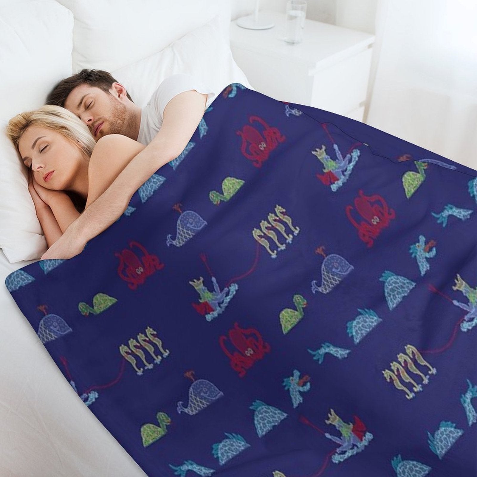 Electrical Water Pageant Eco-conscious Throw Blanket