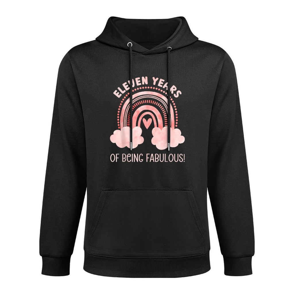 Eleven Years And Fabulous! 11 Years Old 11th Birthday Durable Construction Hoodie