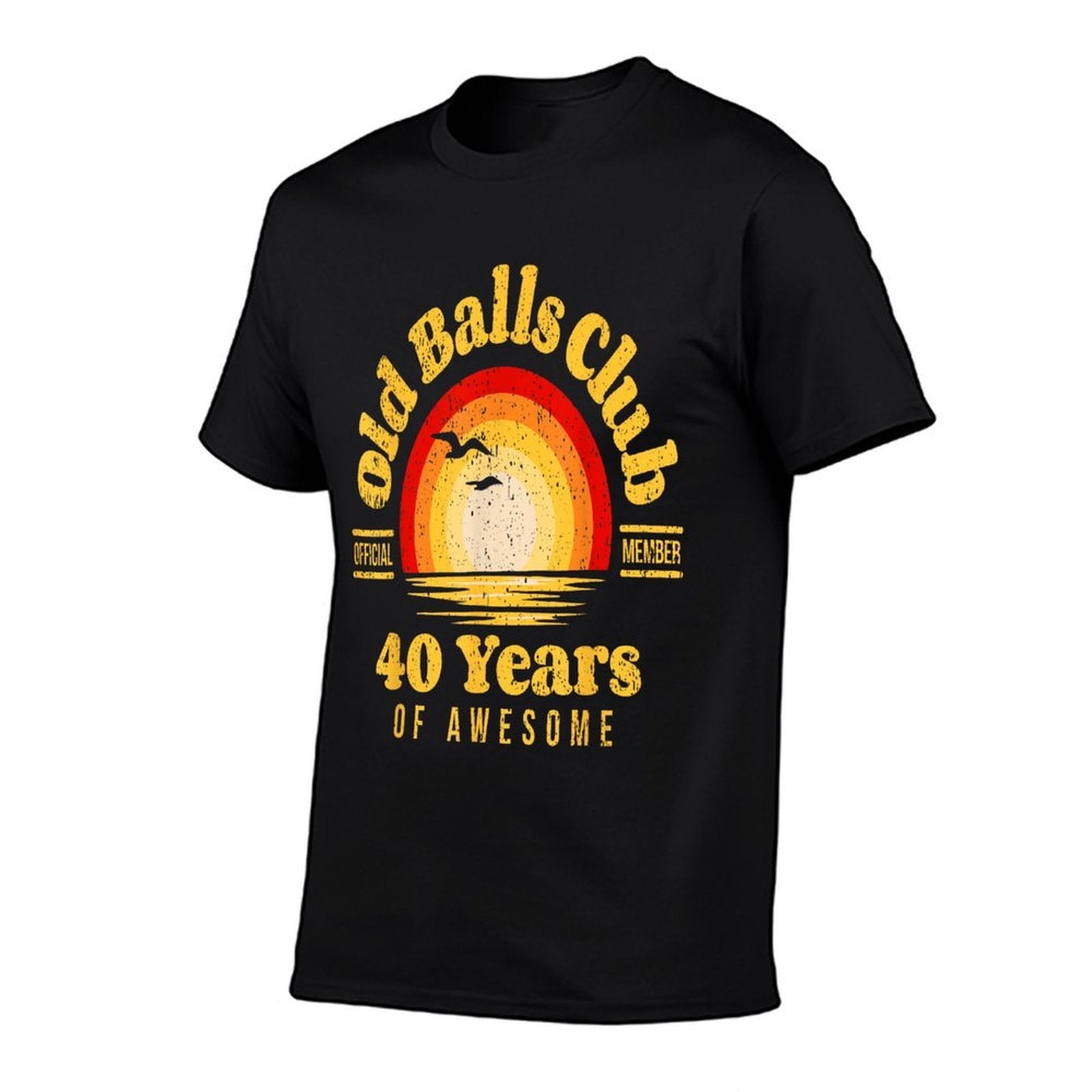 40 Year Old Balls Club I Old Men Funny 40th Birthday Comfortable T-Shirt
