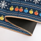 Christmas Narwhals  Versatile Bath Mat