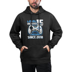 15th Birthday Boy Level 15 Gamer 15 Year Video Game Party Pilling-Resistant Hoodie