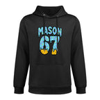 Six Seven Ice Cream Drip Mason 67 Meme Halloween (On Back) Premium Easy Care Hoodie