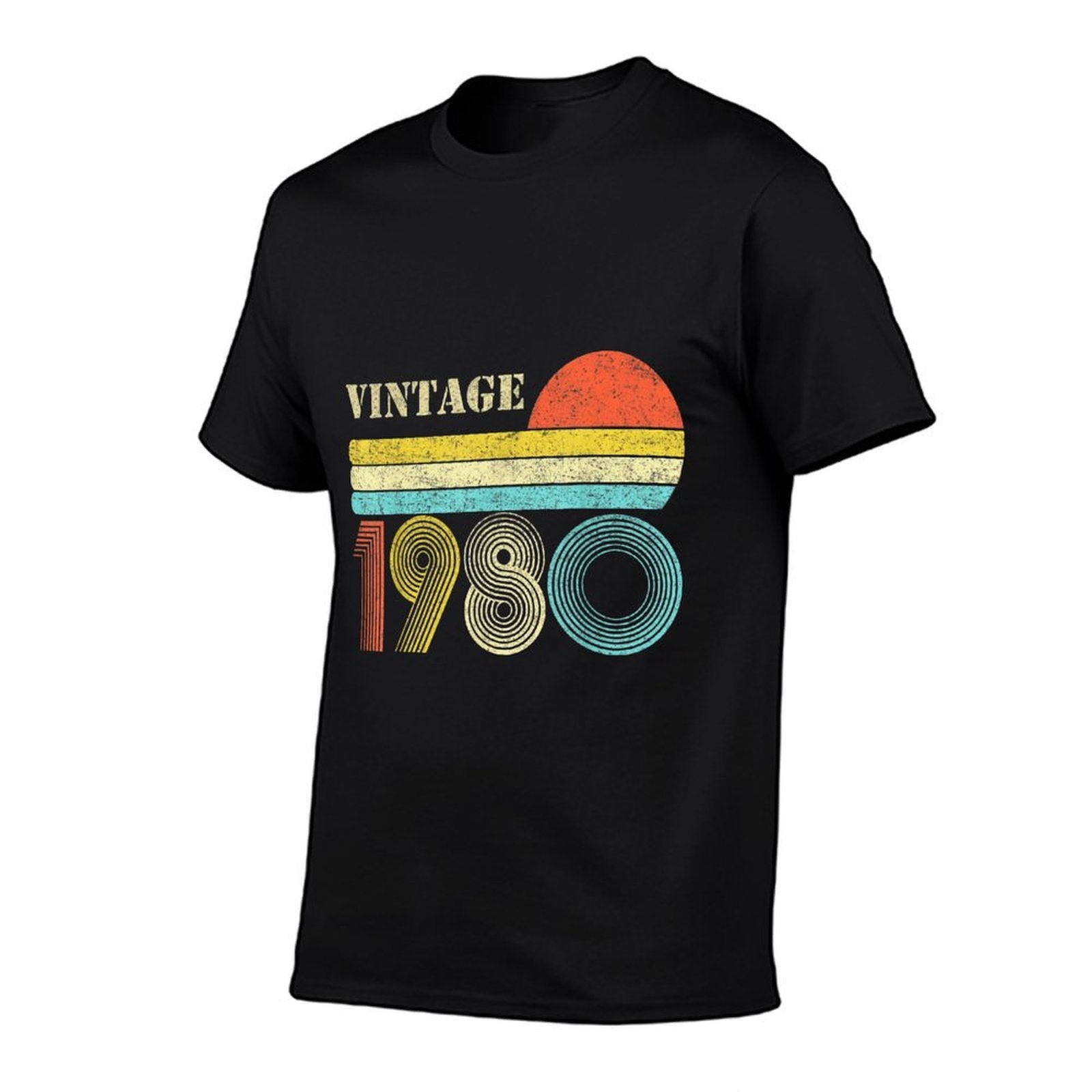 1980 40th Birthday Gift Vintage Retro Men Women 40 Years Old  Lightweight T-Shirt
