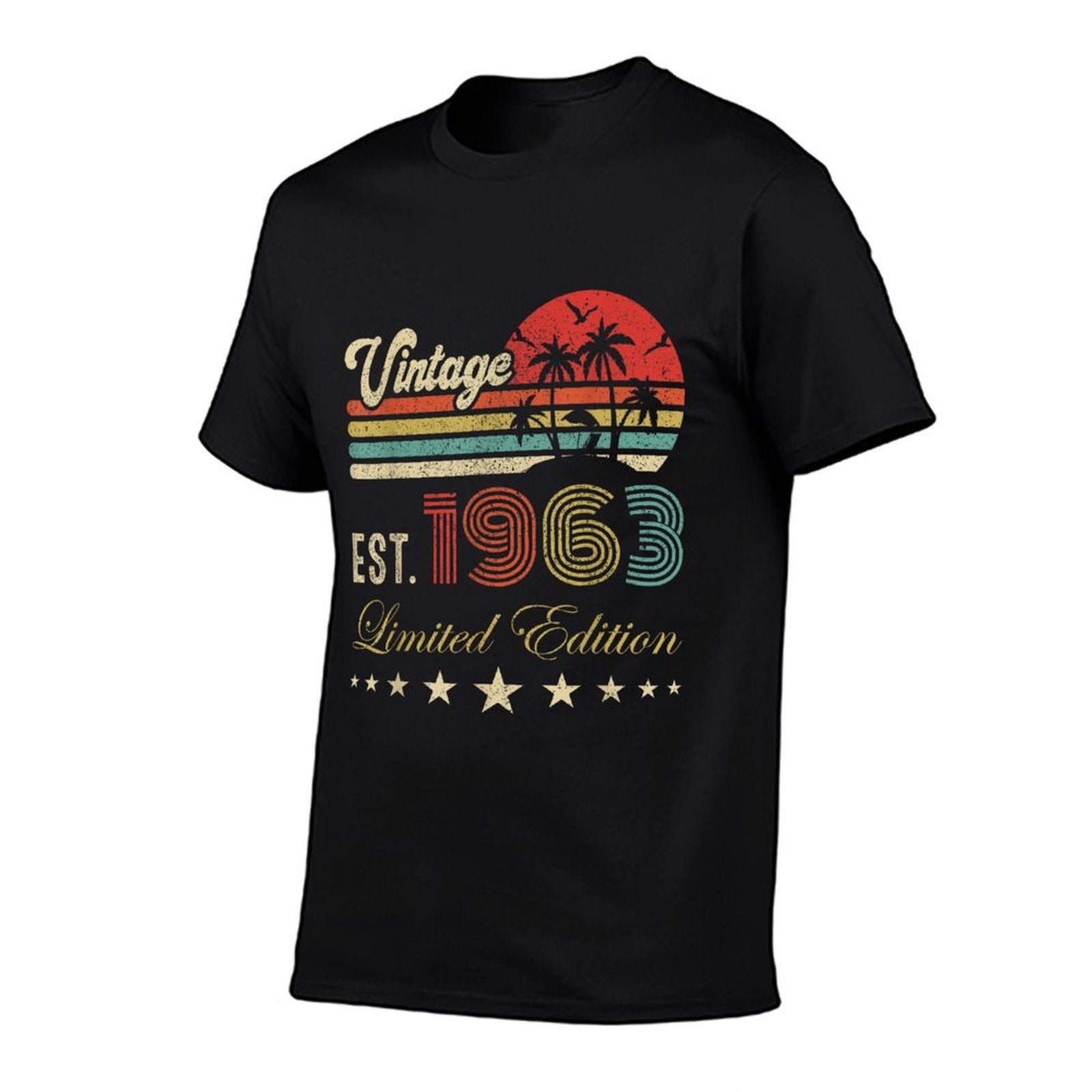 62nd Birthday Born 1963 Vintage Limited Edition 62 Birthday  Tagless Design T-Shirt