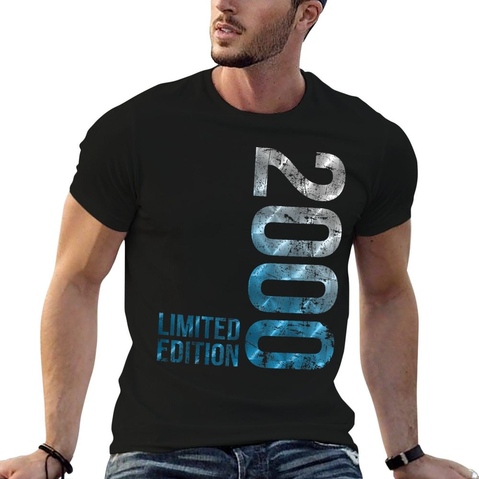 25th Birthday Gifts Men Women 25 Years Old Vintage 2000  Quick-drying T-Shirt