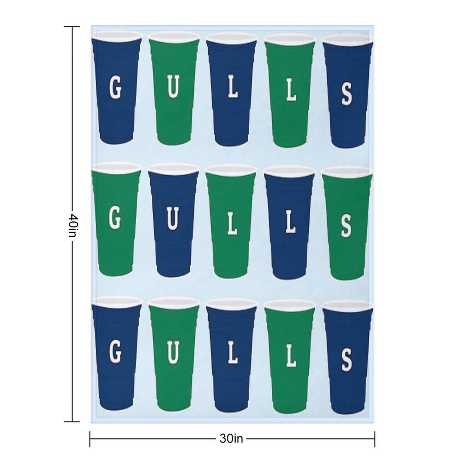 Endicott Gulls Tapestry Premium Throw Blanket