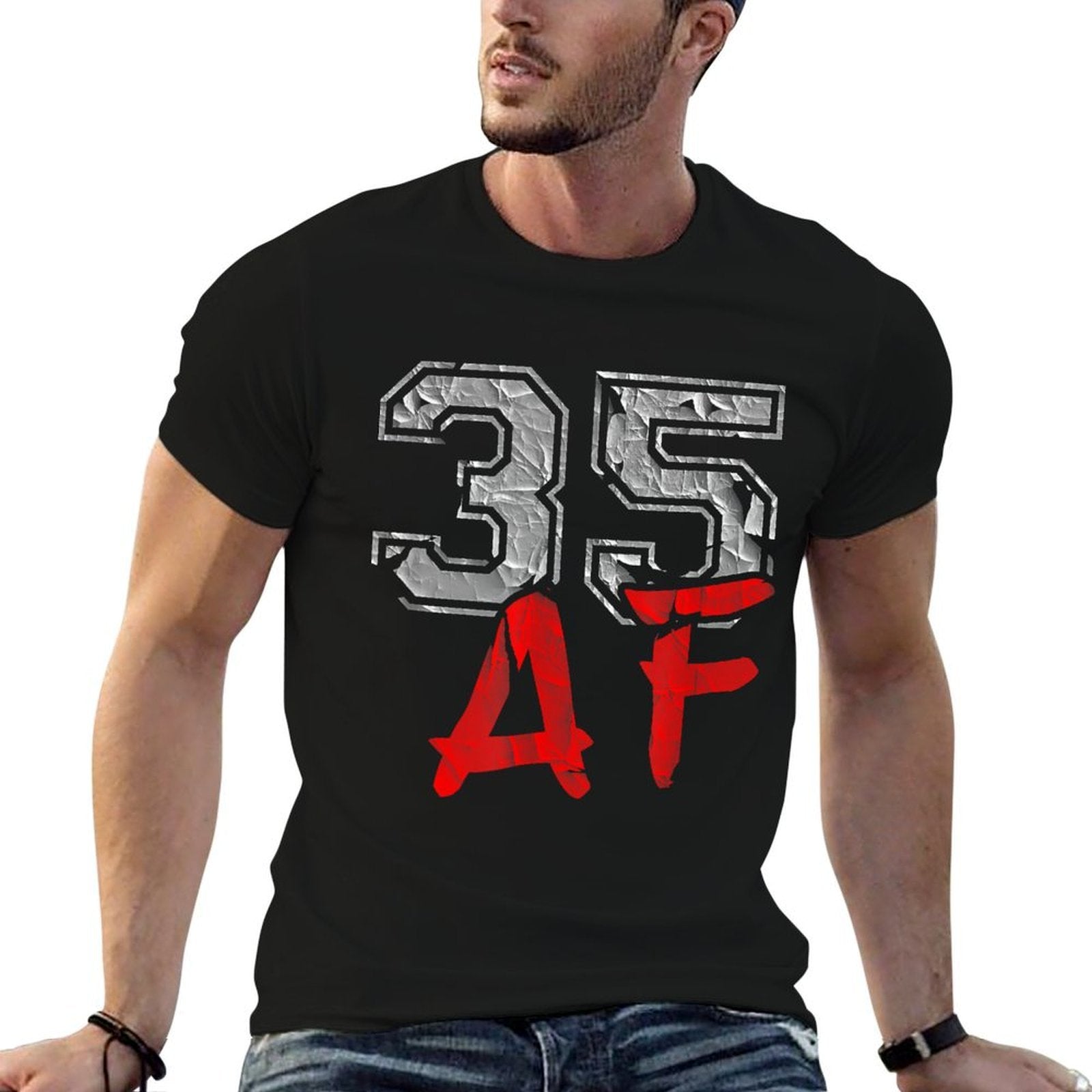 35 AF 35th Birthday  Cotton T-Shirt