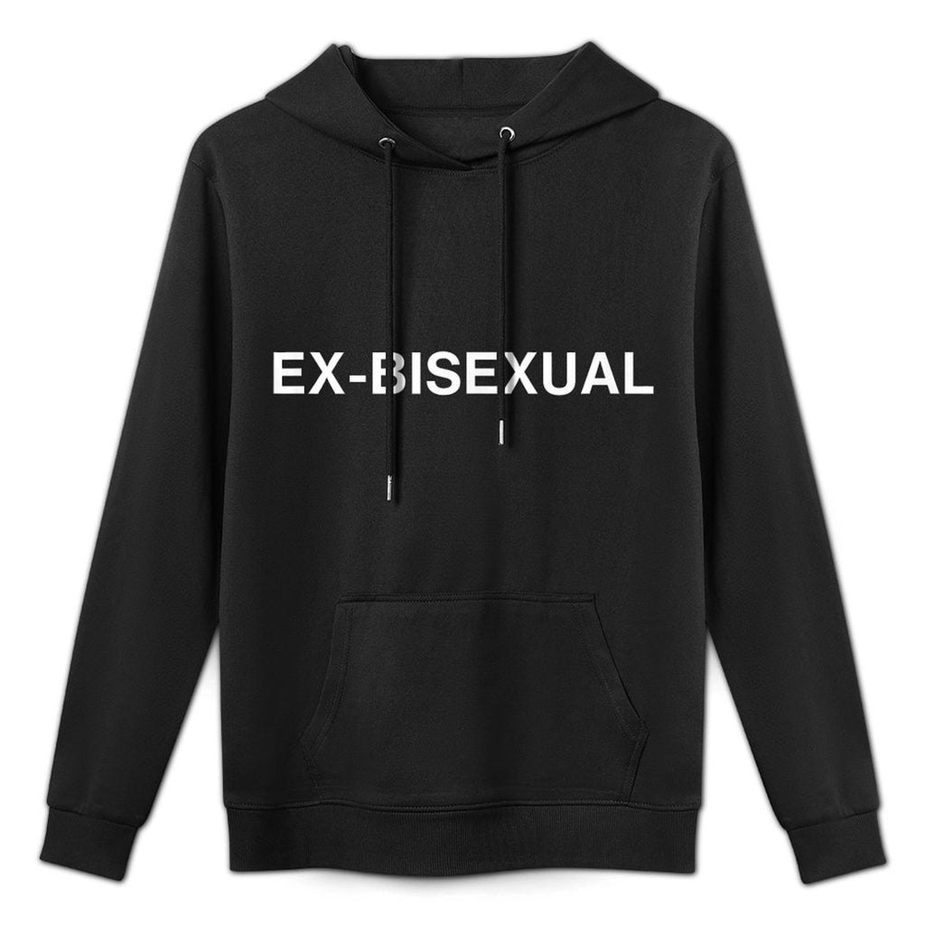 Ex Bisexual Funny Sarcastic Gay Pride Novelty Meme LGBTQ+ Easy Care Hoodie