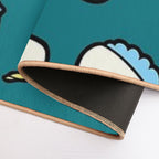 Unicorns Are Cool Pattern - Blue  Rapid-Drying Bath Mat