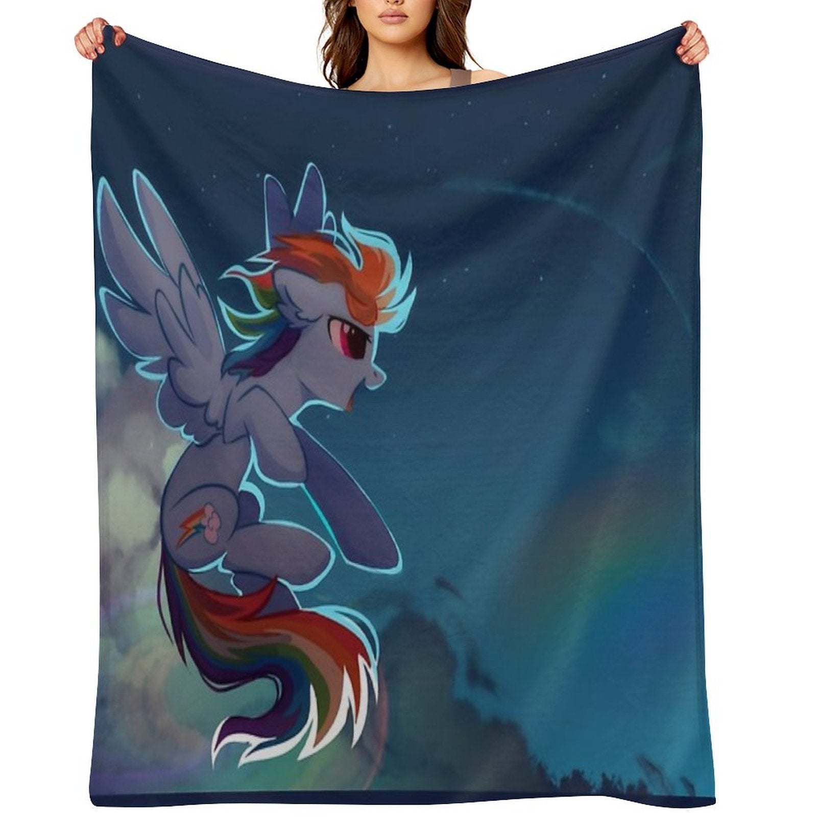 Rainbow Dash Comfort Throw Blanket