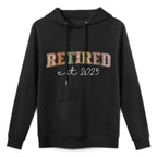 Retired 2025 Funny Retirements For Women 2025 Wildflower Machine Washable Hoodie