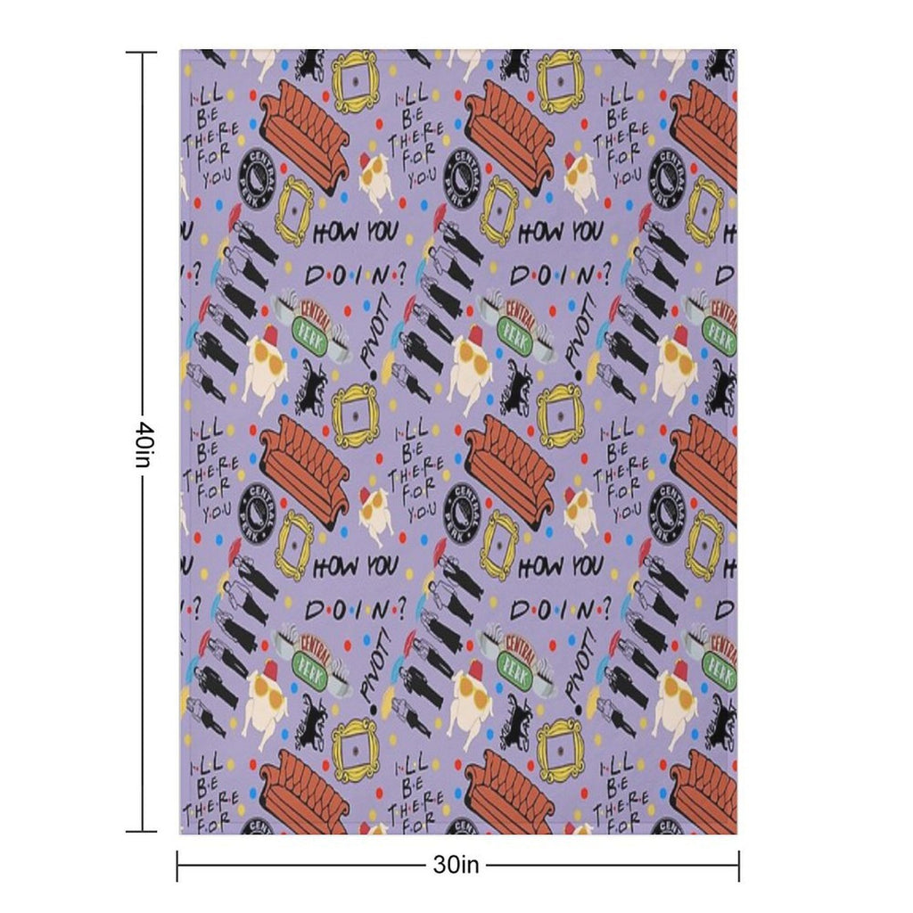 Best of Friends Travel-friendly Throw Blanket