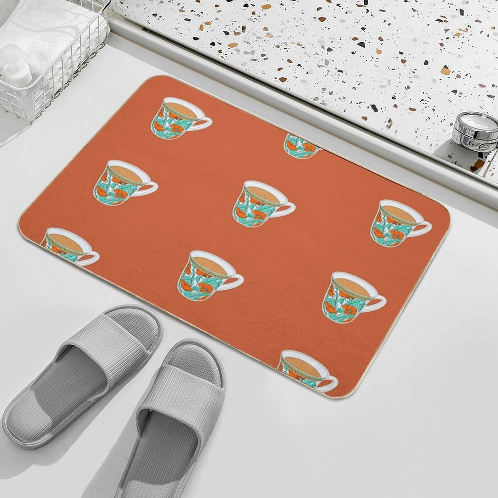 Cup of Tea Durable Bath Mat