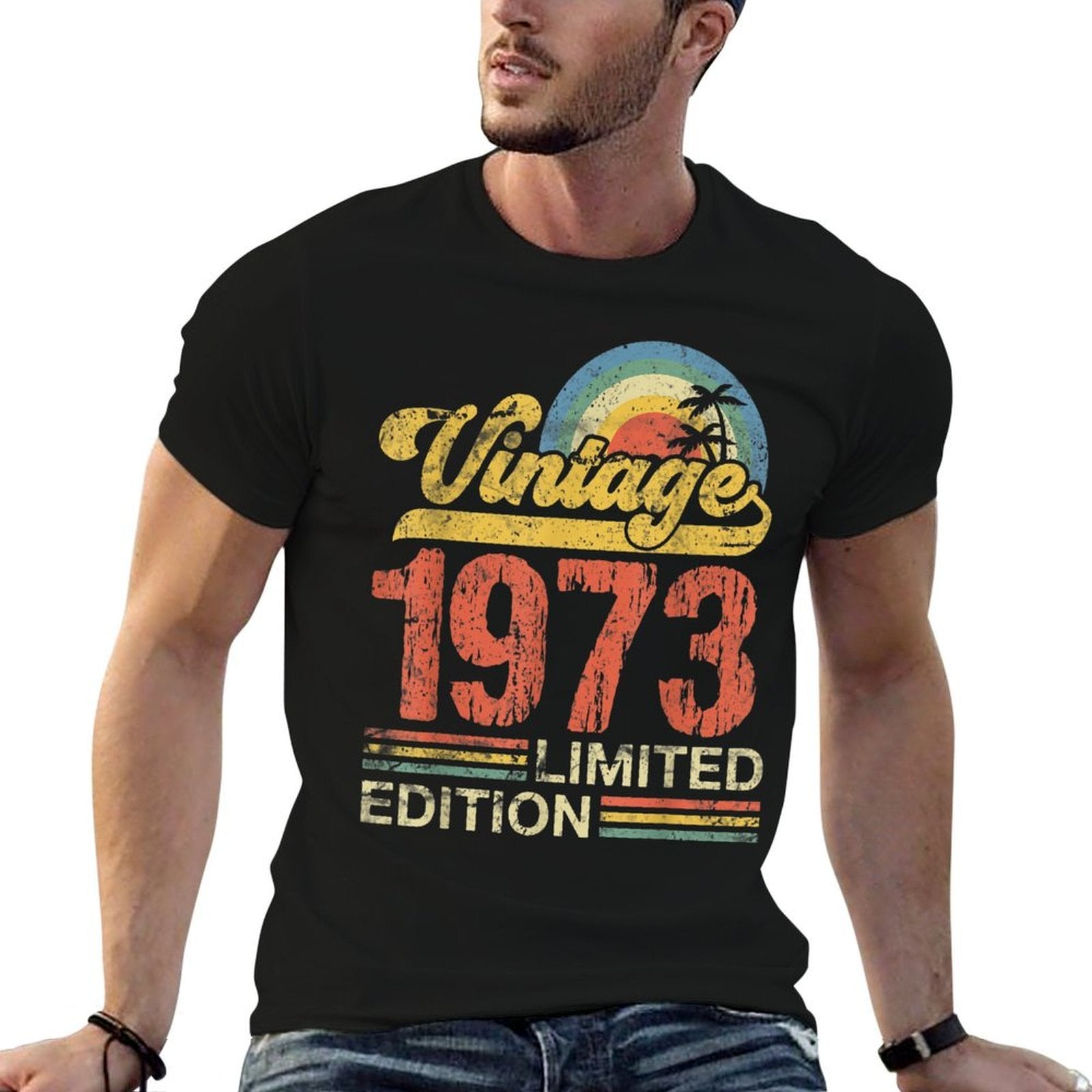 50 Year Old Gifts Vintage 1973 Limited Edition 50th Birthday  Quick-drying T-Shirt