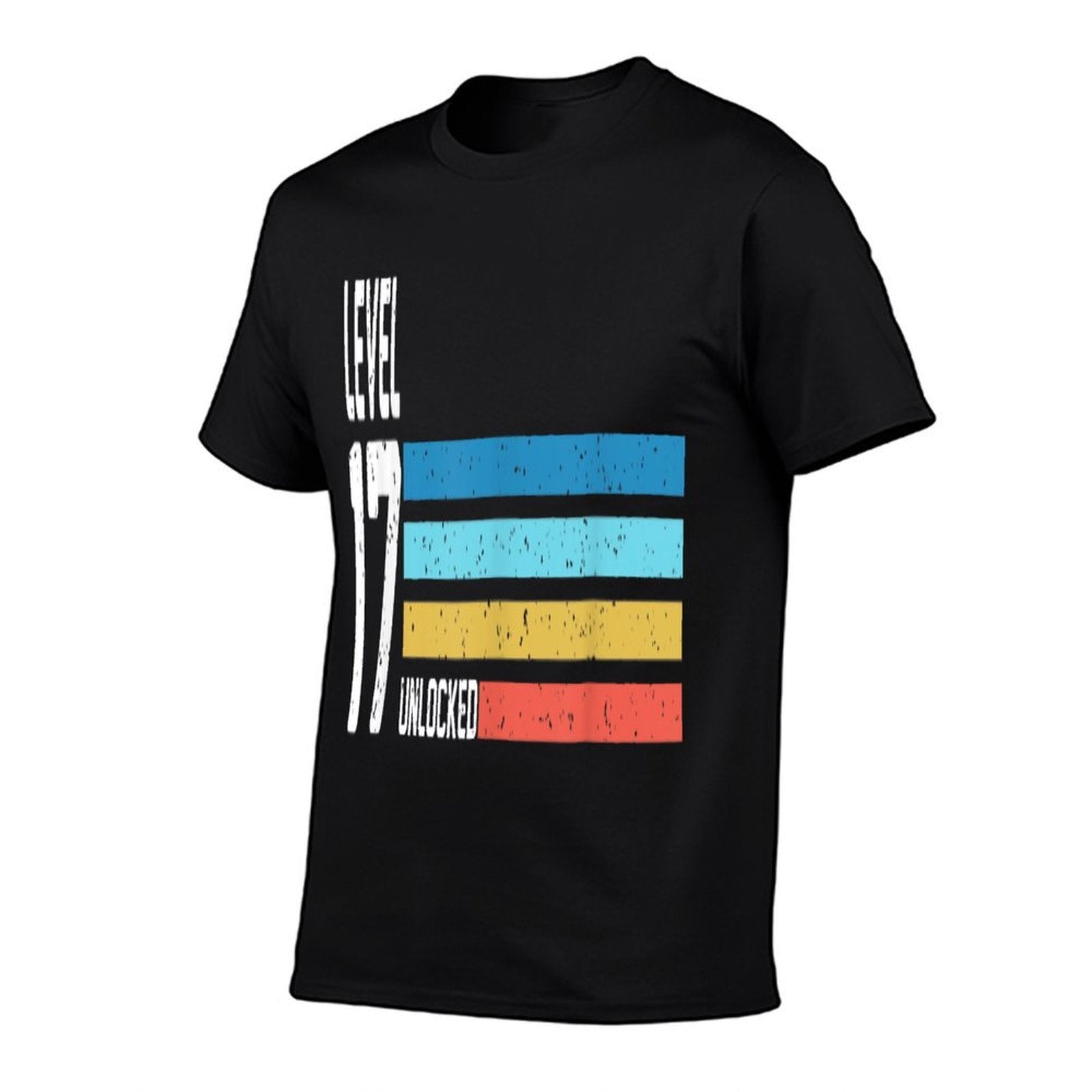 Cute Level 17 Unlocked 17th Birthday Vintage Gift  Breathable T-Shirt
