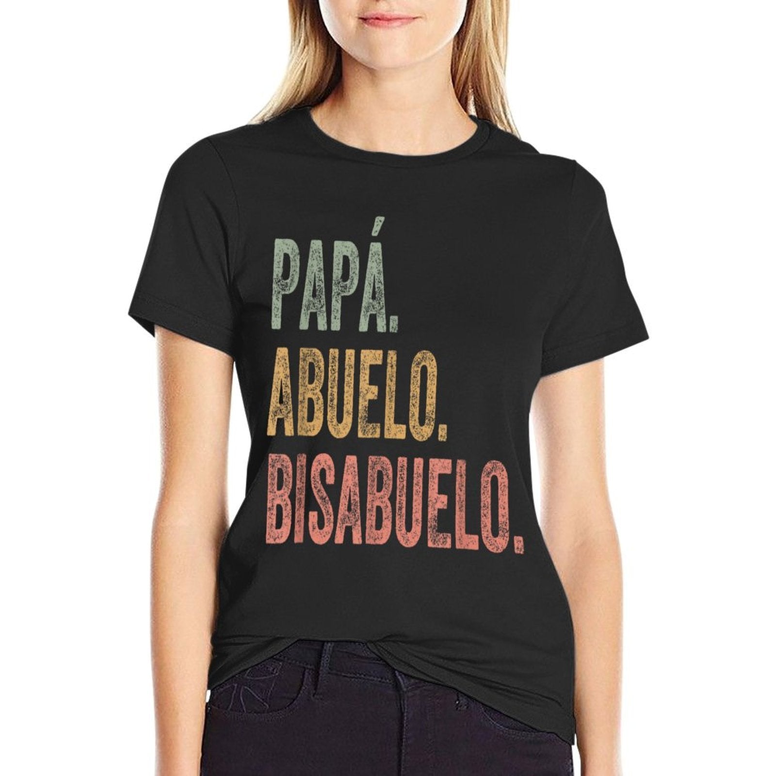 Bisabuelo Spanish Great Grandfather  Cotton T-Shirt