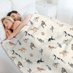 Greyhound Love - Adopt Wrinkle-free Throw Blanket