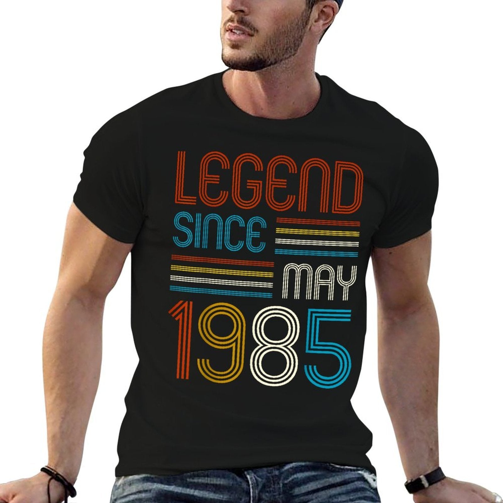 40th Birthday Gifts Men Legend Since May 1985 40th Birthday  Eco-friendly Material T-Shirt