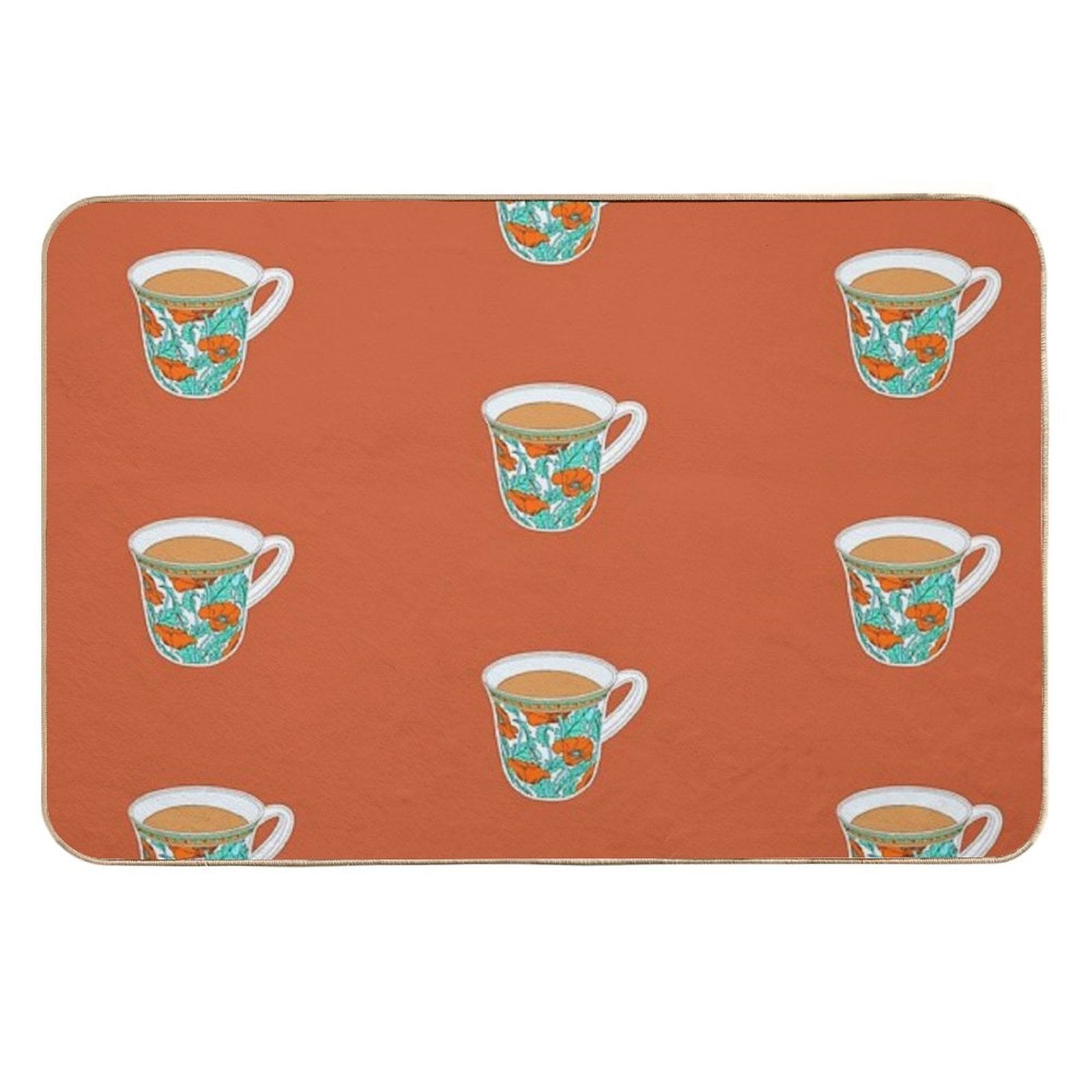 Cup of Tea Durable Bath Mat