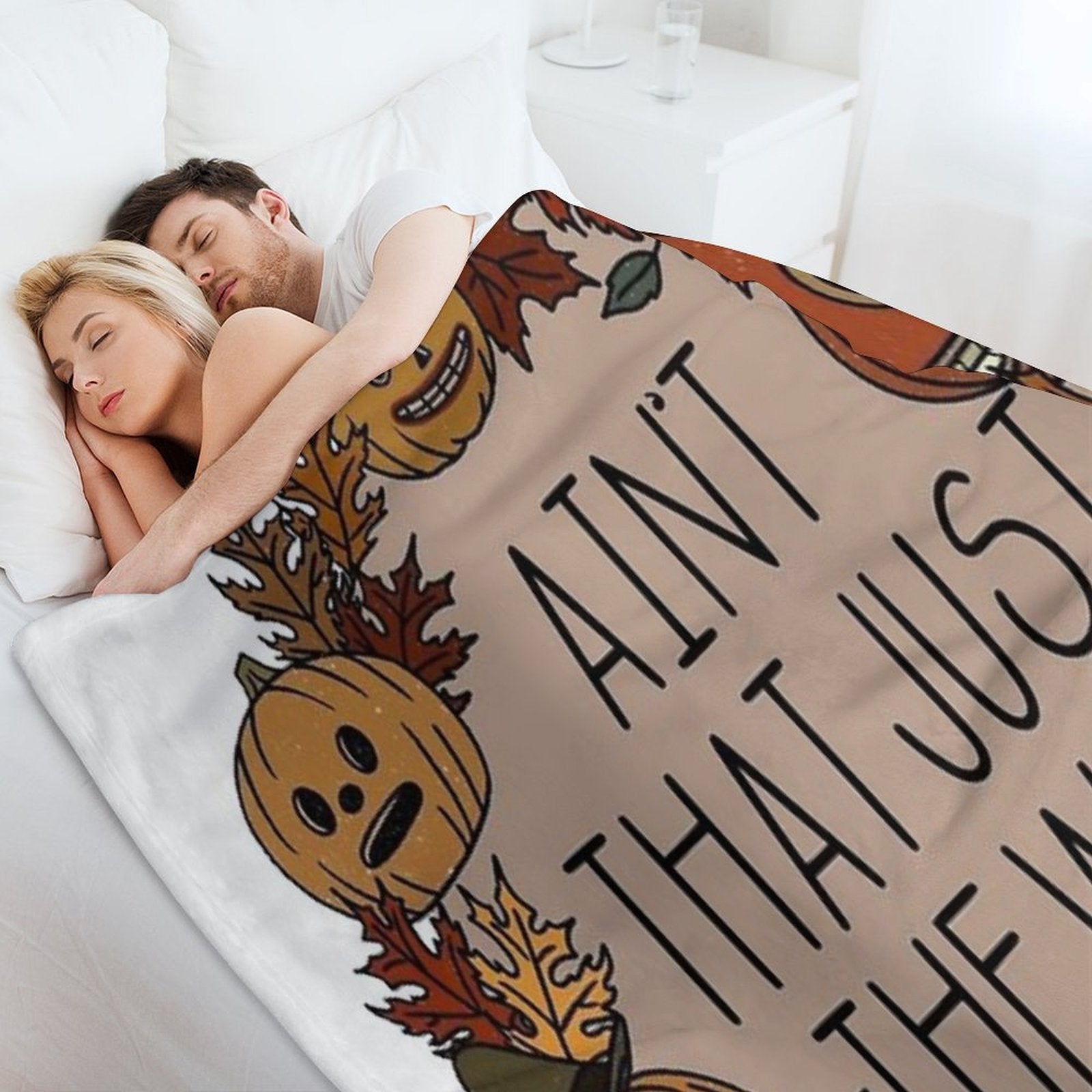 Ain't That Just The Way, over The Garden Wall Beast Sustainable Throw Blanket