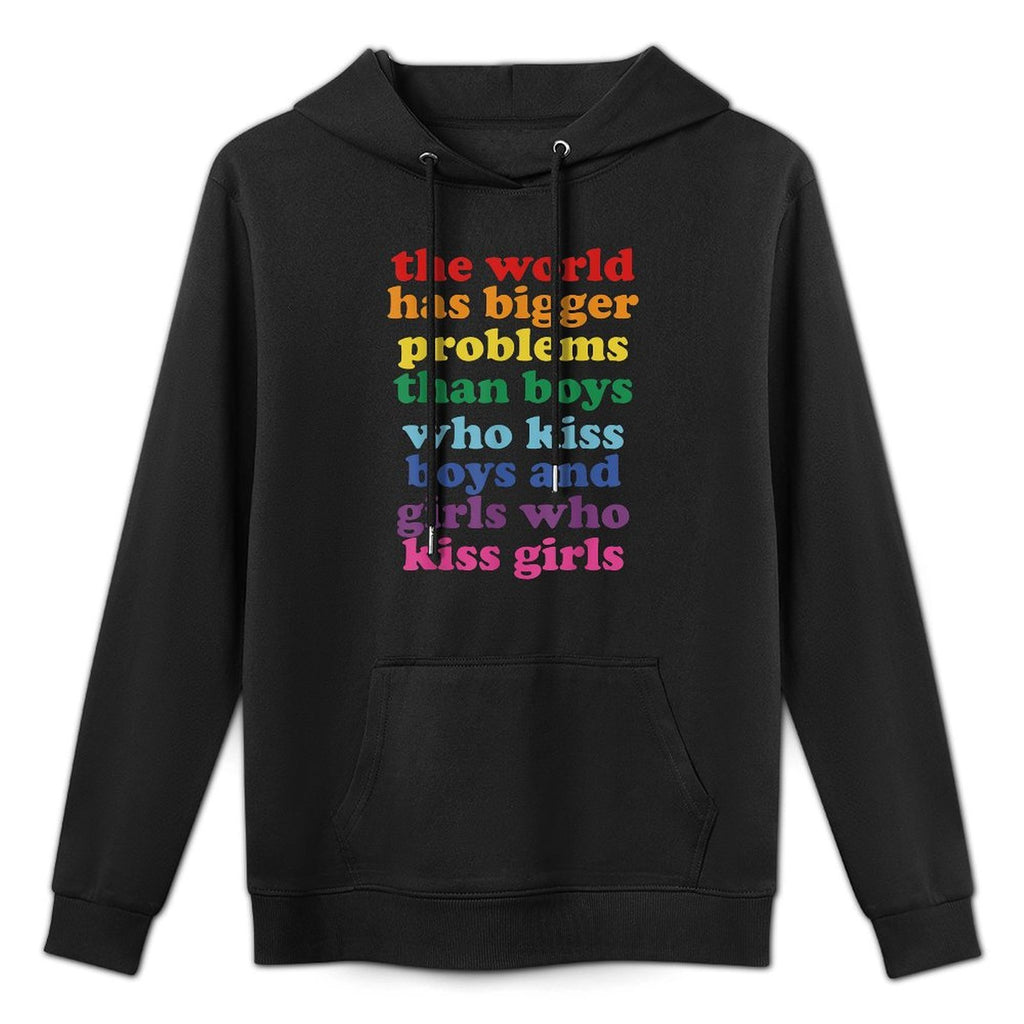 The World Has Larger Problems LGBT Gay Gay Pride Easy Care Hoodie