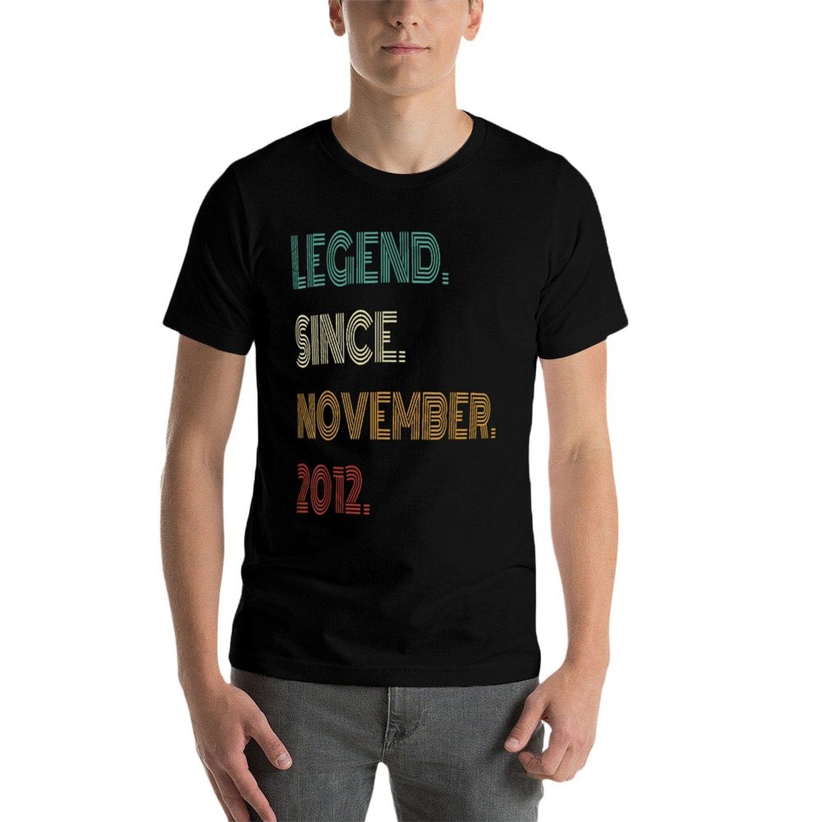 13 Years Old Legend Since November 2012 13th Birthday  Tagless Design T-Shirt