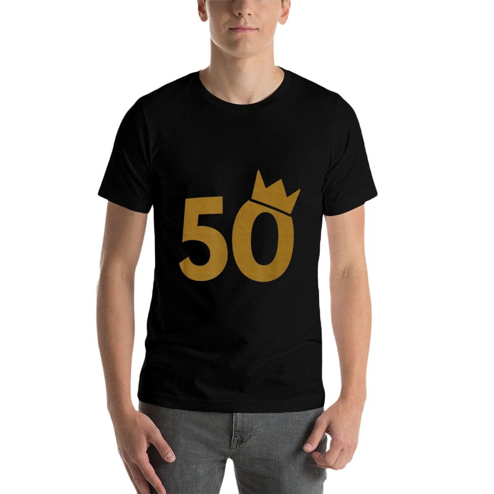 50 Crown for A 50th Birthday  Slim-fit Cut T-Shirt