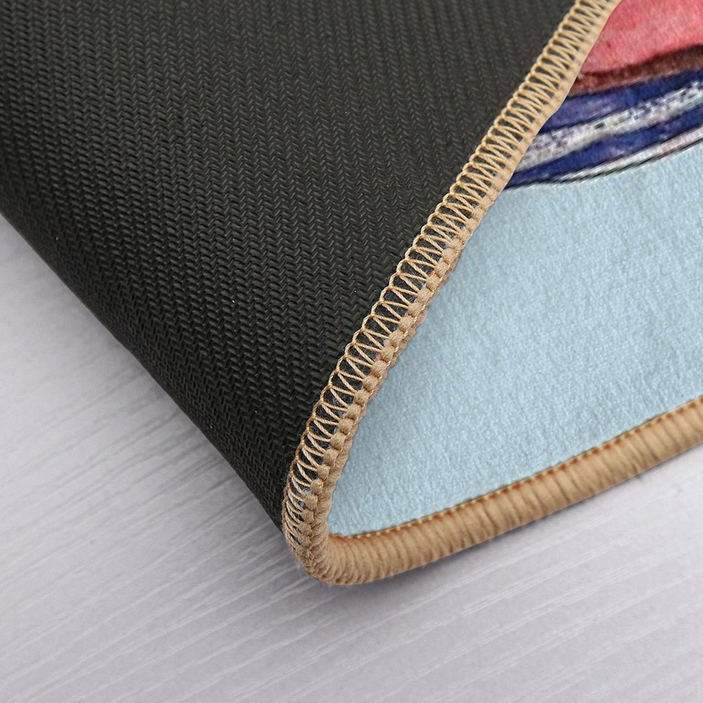 Strawberry Tea Cake With Blossoms  Dirt-Trapping Bath Mat