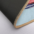 Strawberry Tea Cake With Blossoms  Dirt-Trapping Bath Mat