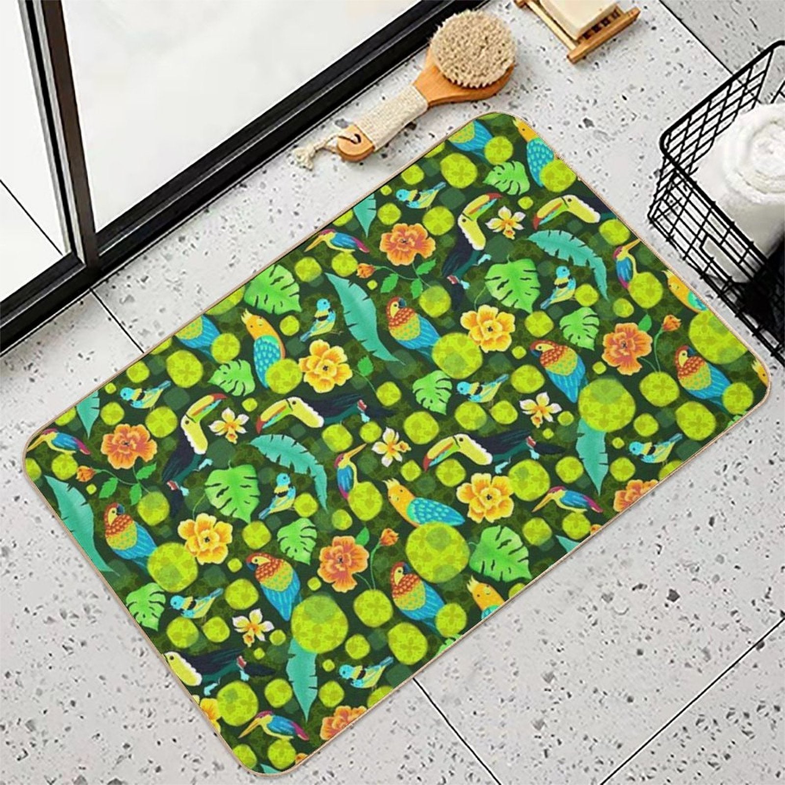 Tropical Spirits  Non-Slip Bath Mat
